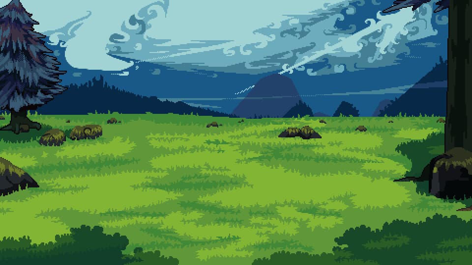 Flat land battle background