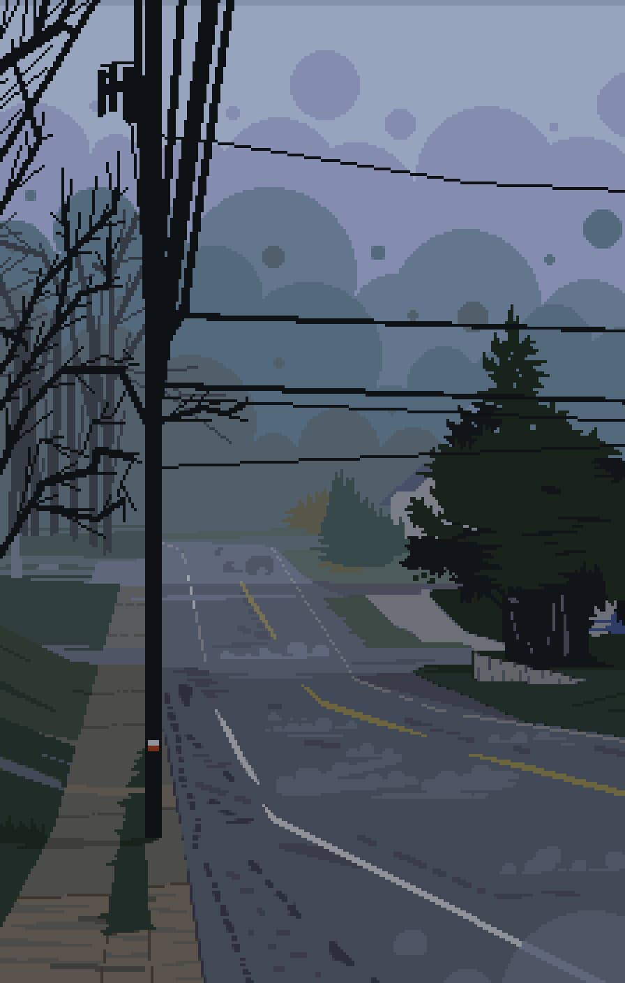 Pixel landscape study